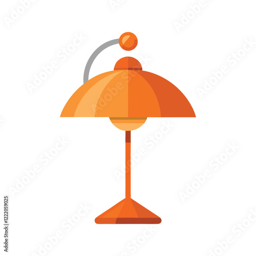 orange table lamp