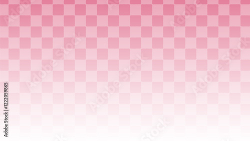 Pink gradation checkered pattern