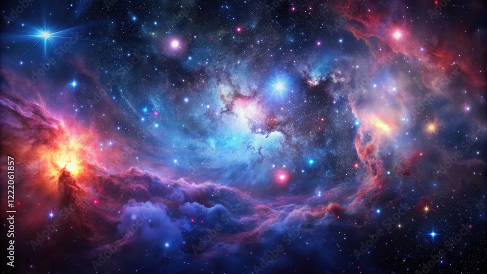 Cosmic Nebula A Vivid Display of Stellar Dust and Gas Cosmic Nebula A Vivid Display of Stellar Dust and Gas