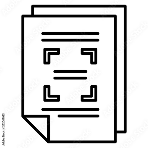 Optical Character Recognition icon