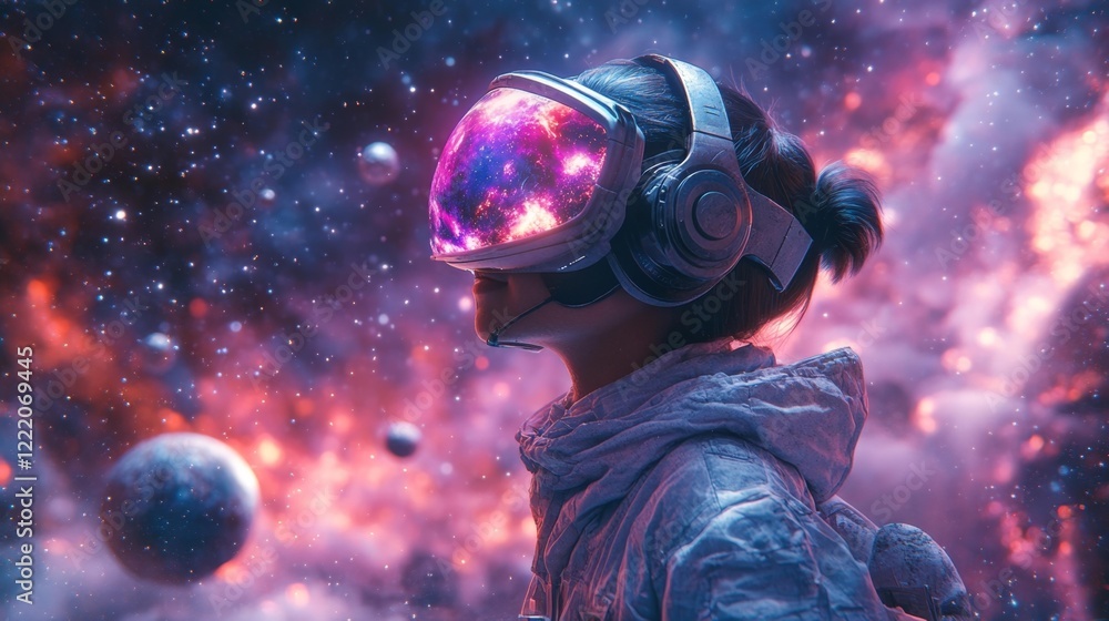 Space VR Adventure. Generative AI Space VR Adventure. Generative AI
