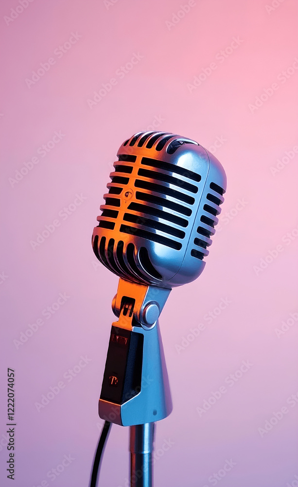 Fototapeta premium vintage microphone