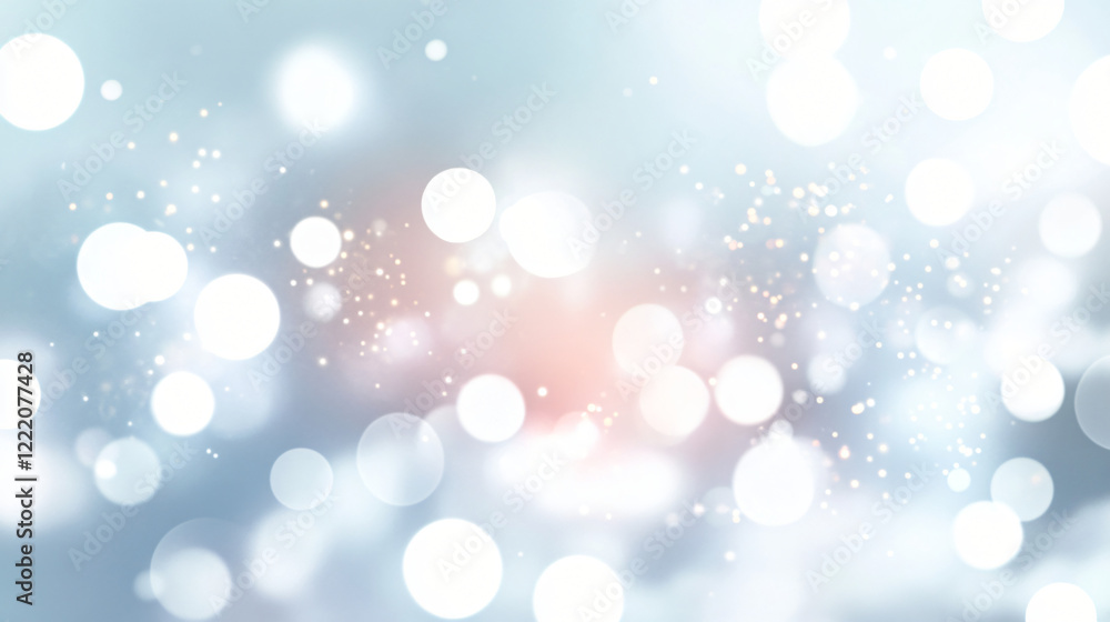Shimmering Abstract Background: A captivating abstract background with a soft, blurred gradient of blue, white, and pink hues. Sparkling bokeh effects add a touch of magic to the ethereal composition. Shimmering Abstract Background: A captivating abstract background with a soft, blurred gradient of blue, white, and pink hues. Sparkling bokeh effects add a touch of magic to the ethereal composition.