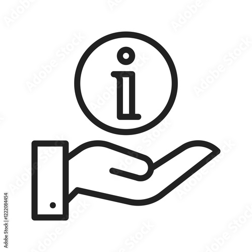 Information icon vector image. Suitable for mobile apps, web apps and print media.