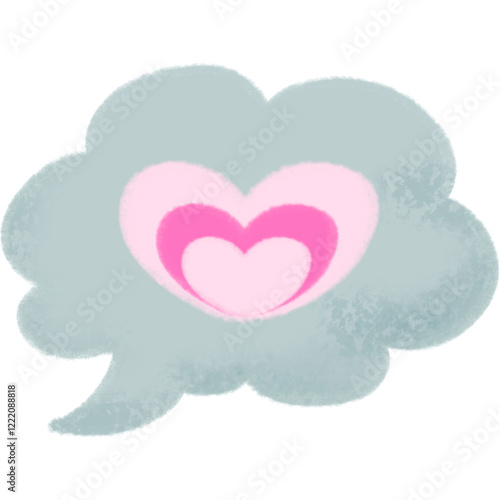love speech bubble