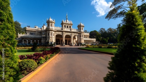 Wallpaper Mural Majestic Mysore Palace Entrance: A Glimpse of Architectural Grandeur Torontodigital.ca