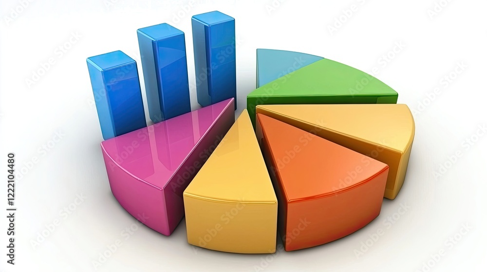 Obraz premium a graph that visually represents risk assessment metrics, ideal for investment strategy discussions.