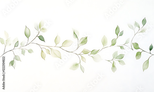 Wallpaper Mural Flowers and leaves in pictures illustrator2D Torontodigital.ca