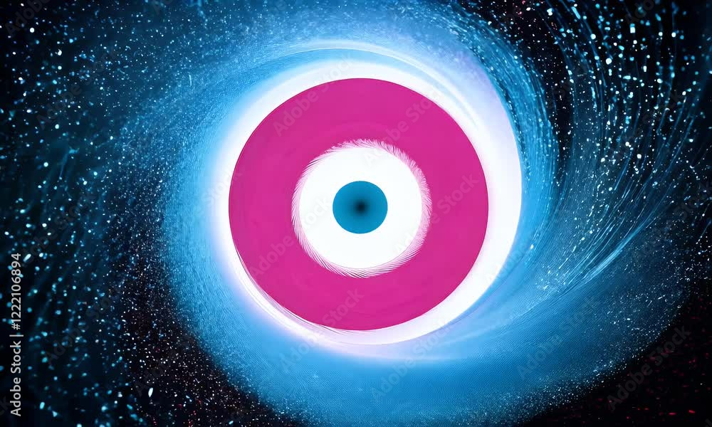 Abstract Swirling Background Animation with Blue & Pink Abstract Swirling Background Animation with Blue & Pink