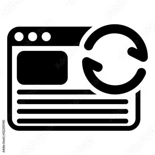 Refresh glyph icon
