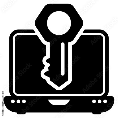 Remote access glyph icon