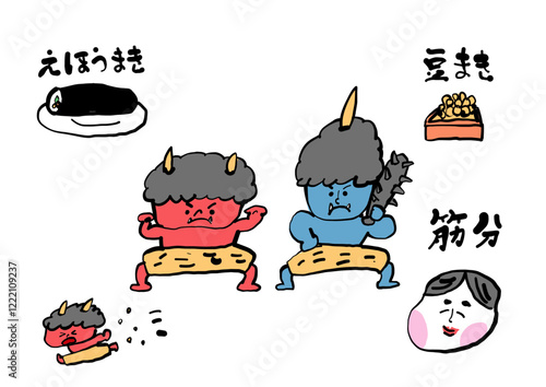 赤鬼と青鬼
