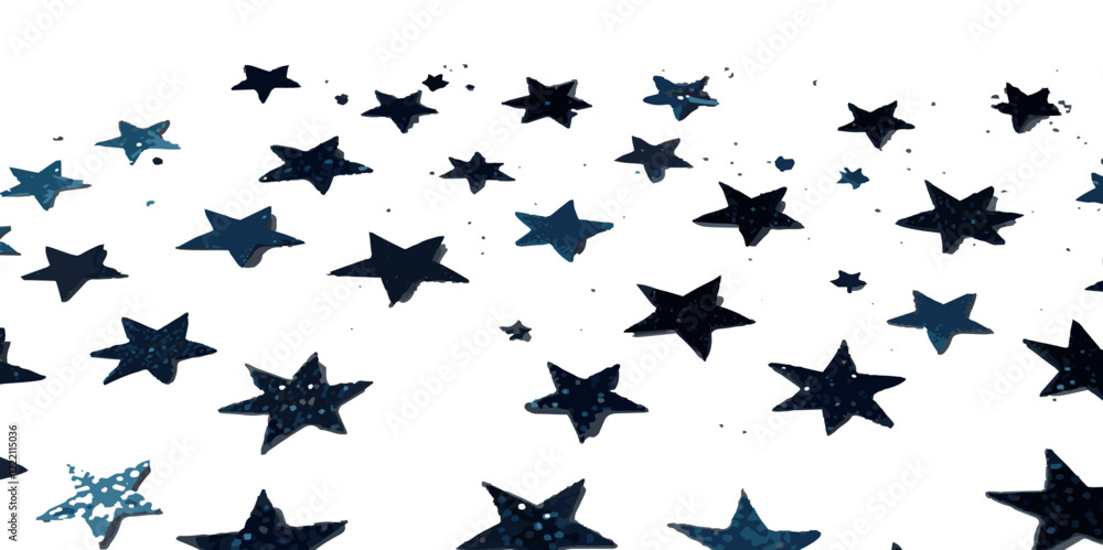 Abstract blue and multicolor star design greeting doted confetti on white background. Concept of anniversary, Christmas decoration, greeting card, party social event vector illustration. Abstract blue and multicolor star design greeting doted confetti on white background. Concept of anniversary, Christmas decoration, greeting card, party social event vector illustration.
