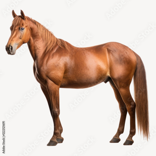 Horse stallion standing animal. photo