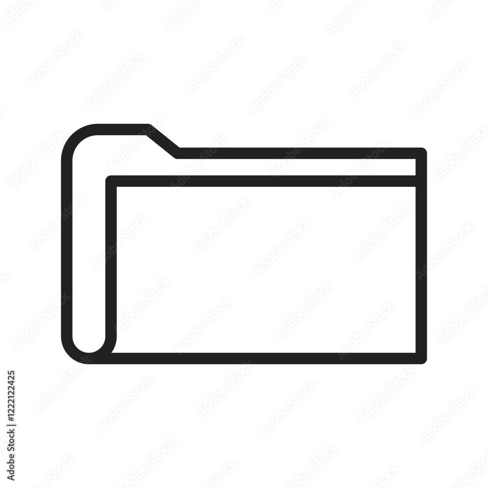 Folders icon vector image. Suitable for mobile apps, web apps and print media. Folders icon vector image. Suitable for mobile apps, web apps and print media.
