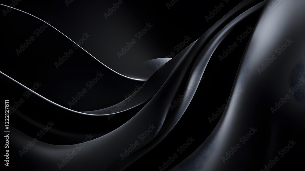 abstract black waves dark fabric smooth curves elegant backgroun abstract black waves dark fabric smooth curves elegant backgroun