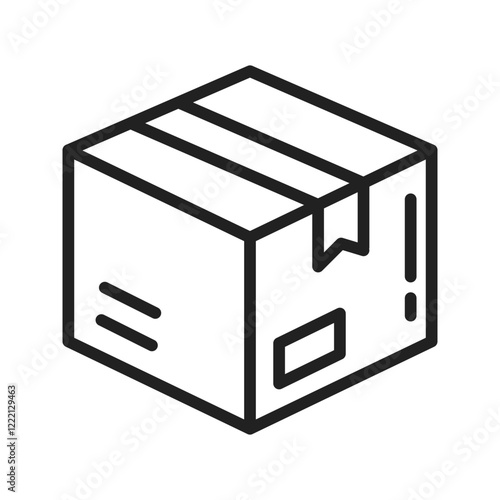 Delivery Box icon vector image. Suitable for mobile apps, web apps and print media.