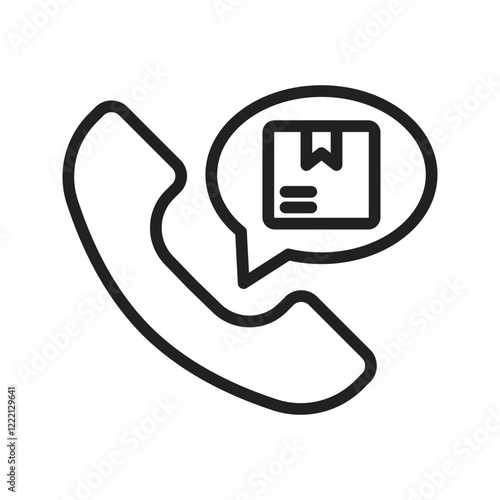 Phone Call icon vector image. Suitable for mobile apps, web apps and print media.