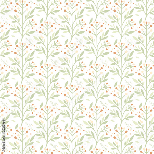 intricate seamless floral pattern with botanical motifs wildflowers and tropical elements for fashion prints textile design wallpaper wrapping and fabric patterns