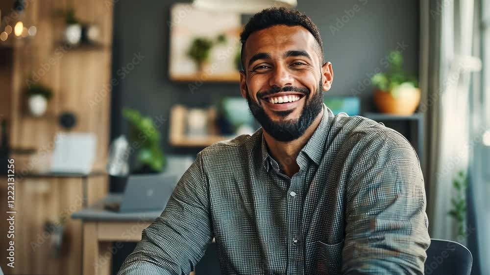 The Smiling Man with Laptop The Smiling Man with Laptop