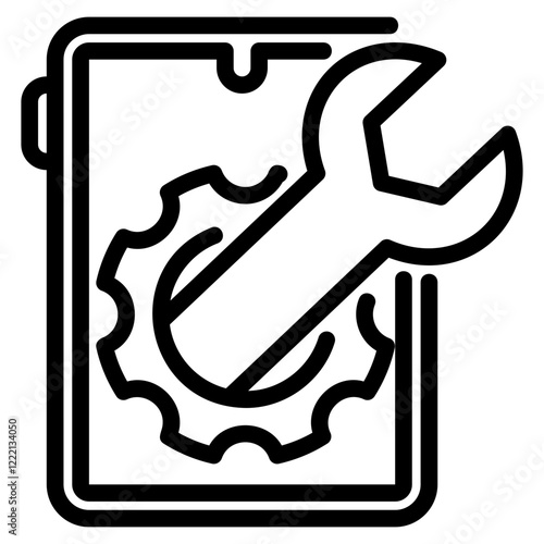 Mobile tools icon