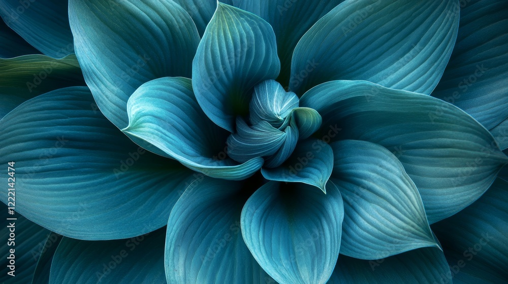 Unusual flower hostsa close-up macro photography. Blue-green inflorescence of hosta photo with copy space. Unusual blue flower for wallpaper or screensaver. Unusual flower hostsa close-up macro photography. Blue-green inflorescence of hosta photo with copy space. Unusual blue flower for wallpaper or screensaver.