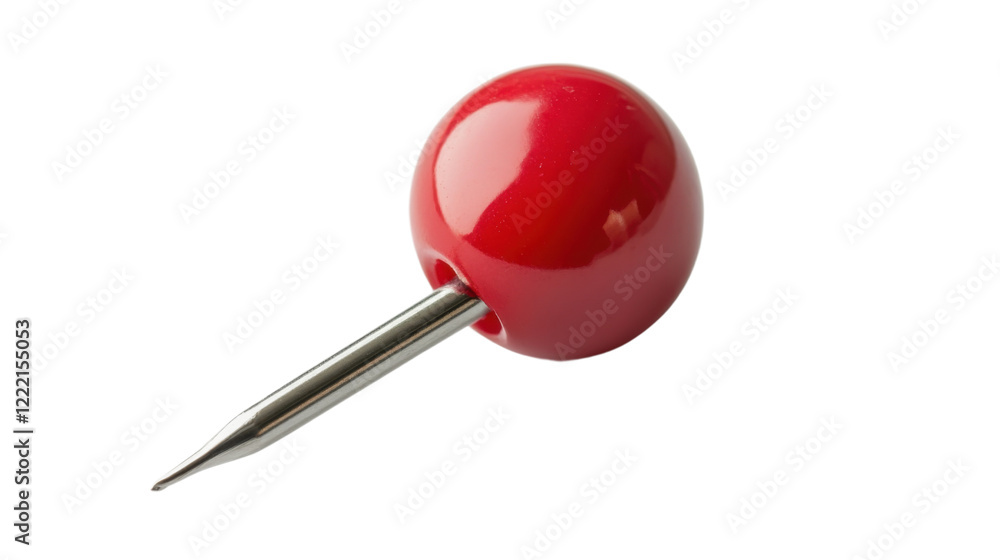 Yellow pin on transparent background Yellow pin on transparent background