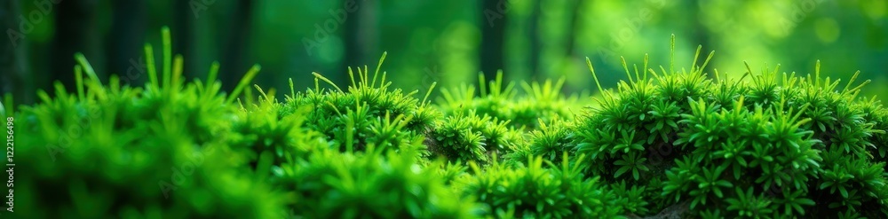 Lush green moss texture, vibrant emerald hues, environment, nature, texture background Lush green moss texture, vibrant emerald hues, environment, nature, texture background