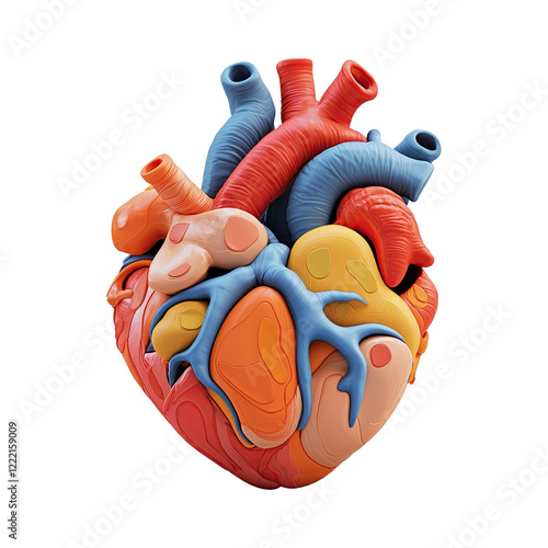 Wallpaper Mural 3D cartoon heart icon Torontodigital.ca