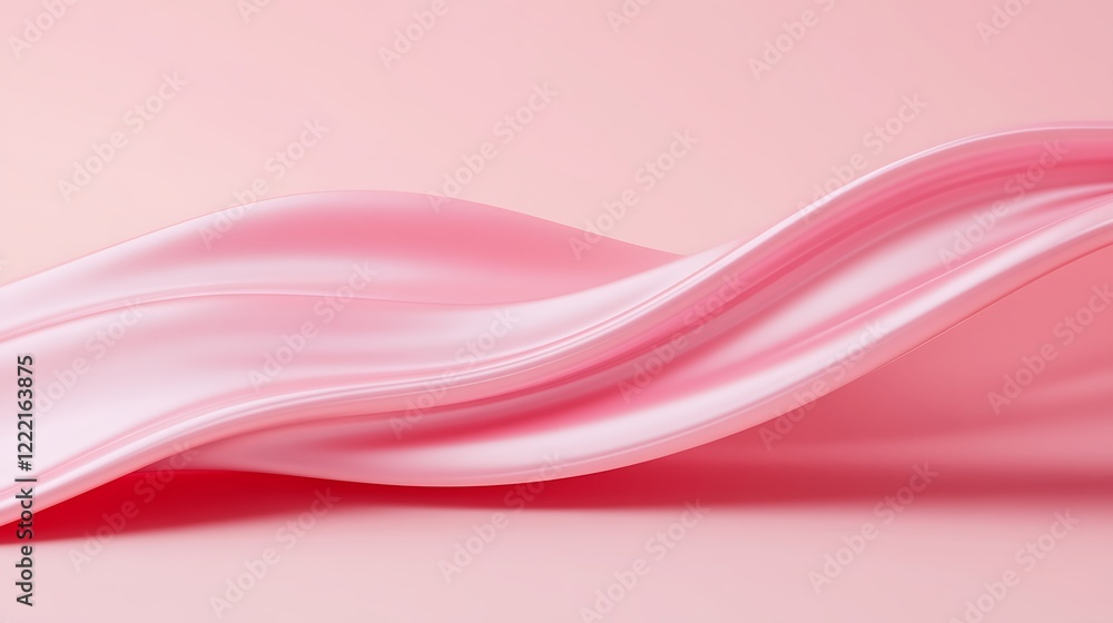 Soft Pink Satin Fabric Flowing Elegantly on a Light Pink Background for Background and Textile Designs Soft Pink Satin Fabric Flowing Elegantly on a Light Pink Background for Background and Textile Designs