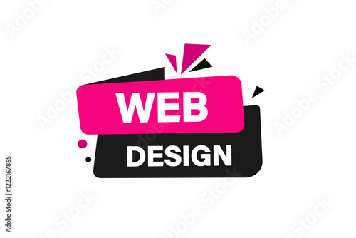 web design. Button for websites, Design Element, learn, stay, template, tuned, design, level, sign, speech, bubble  banner, modern, symbol, click. 
