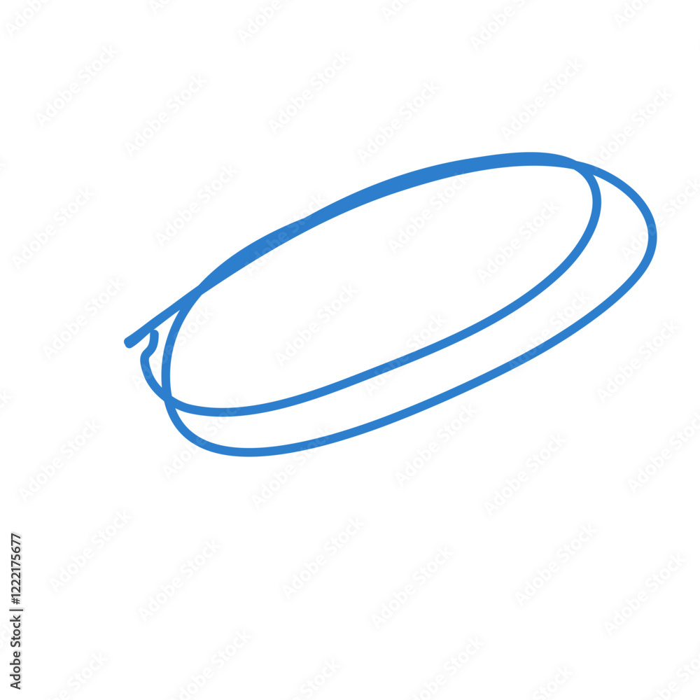 Abstract Blue Highlight Circle Abstract Blue Highlight Circle