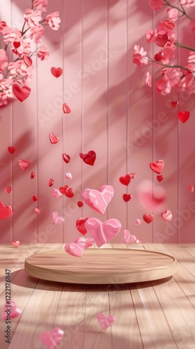 Colorful Heart Decorations for Romantic Celebrations and Events