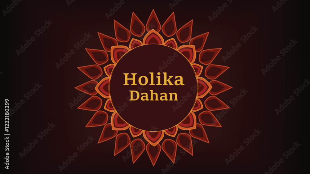 Fototapeta premium Holika Dahan - Celebrating the Victory of Good Over Evil