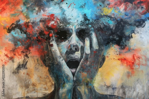 Background by the world bipolar day theme