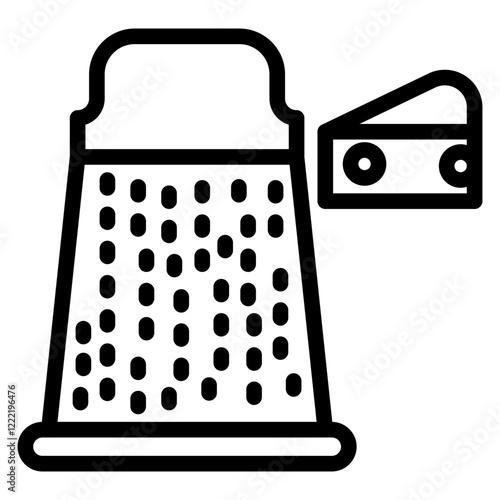 Cheese Grater line icon