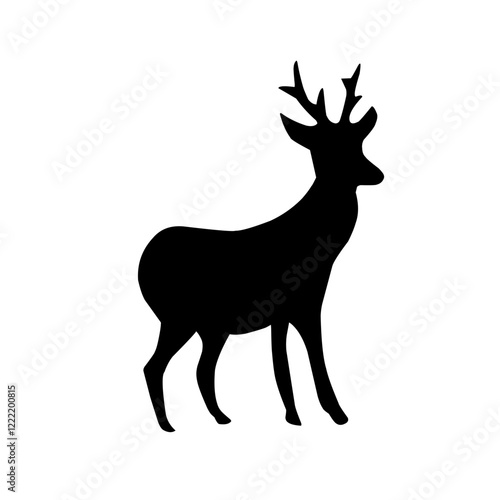 Deer Vector Illustration Set