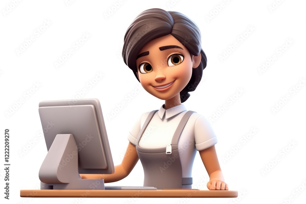 White background technology computer keyboard. White background technology computer keyboard.