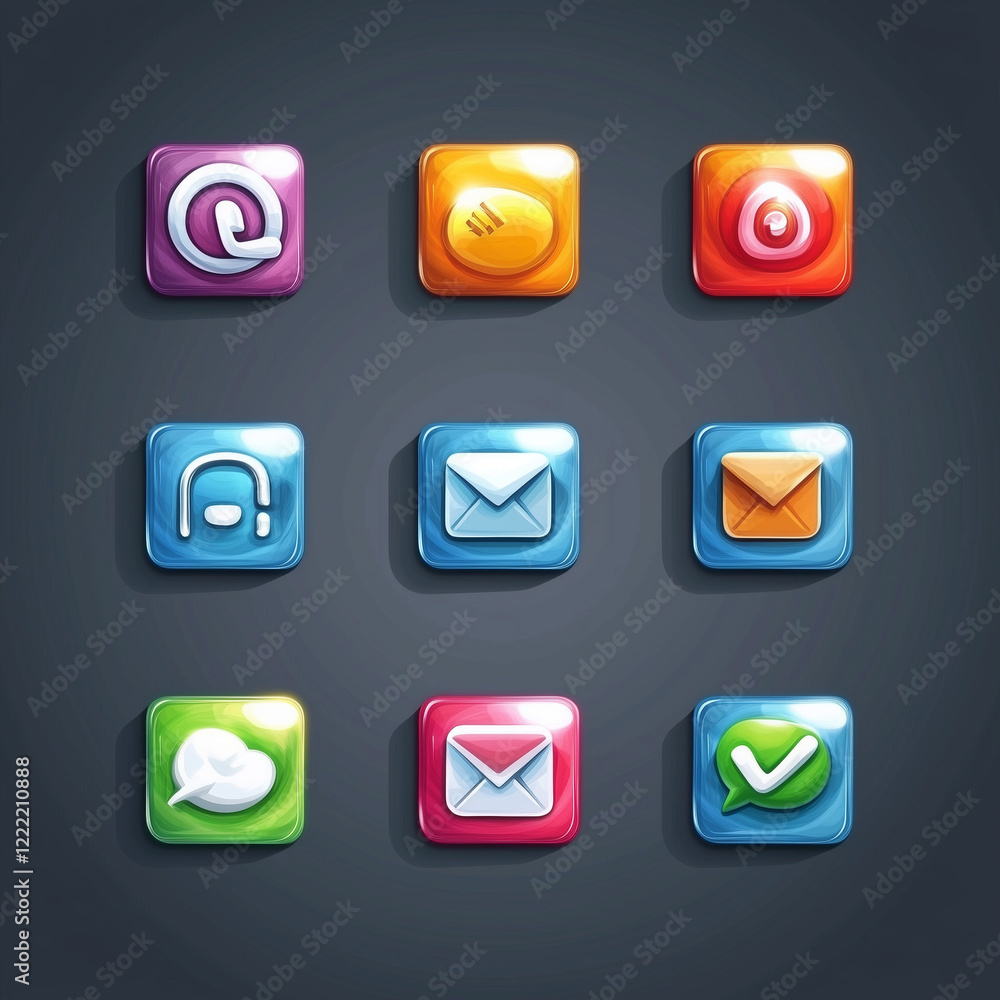 Colorful app icons Colorful app icons
