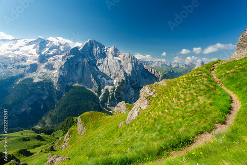 Viel del Pan trail in the Dolomites, Italy photo