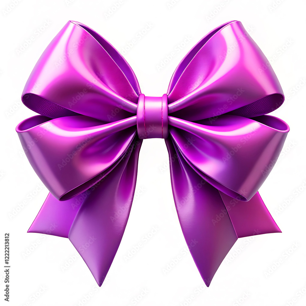 purple bow isolated on white background purple bow isolated on white background