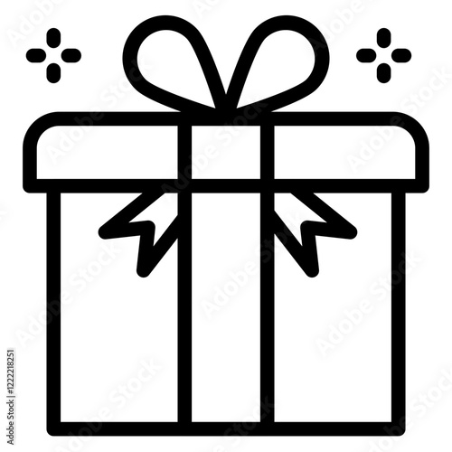 Gift Box line icon
