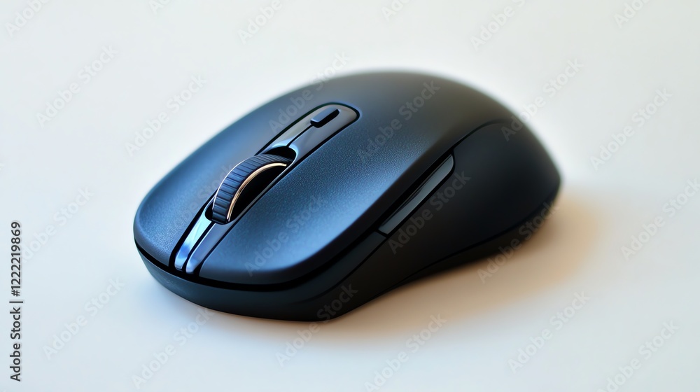 Sleek Black Wireless Mouse: Modern Minimalist Design Sleek Black Wireless Mouse: Modern Minimalist Design