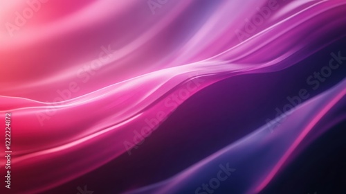 Wallpaper Mural Abstract aurora with vibrant transitions of pink and purple, ideal for modern branding templates. Torontodigital.ca
