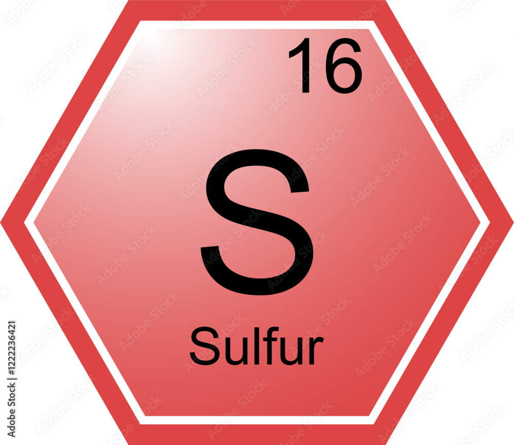 The symbol of the chemical element S is Sulphur.