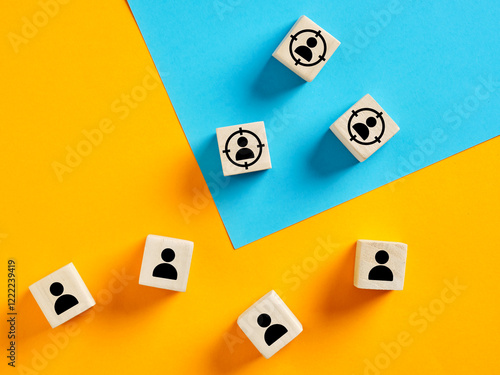 Photography Targeting potential customers, customer retention and identification with wooden