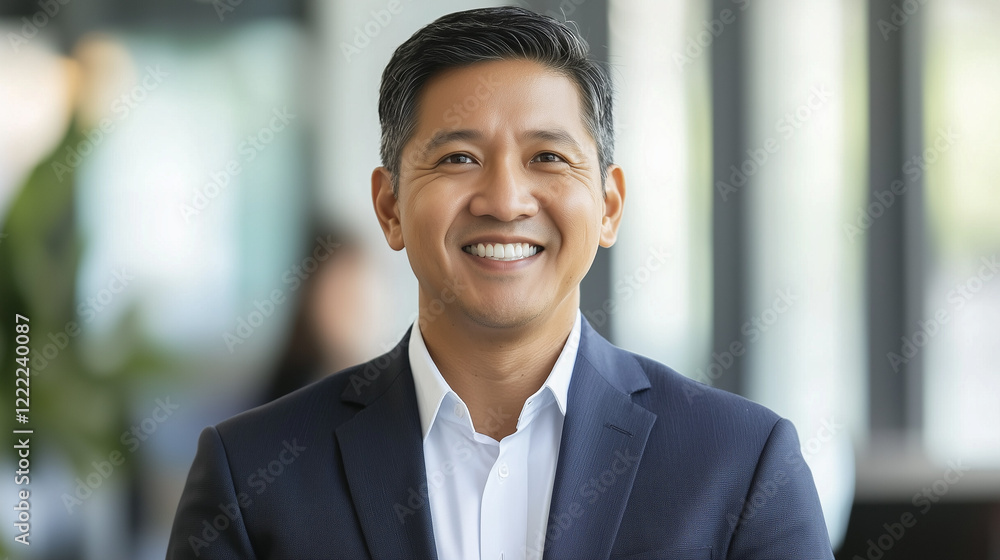 A professional headshot of a smiling entrepreneur in formal attire, standing confidently in front of a blurred office background, exuding confidence and professionalism. A professional headshot of a smiling entrepreneur in formal attire, standing confidently in front of a blurred office background, exuding confidence and professionalism.
