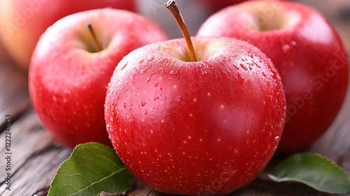 Fresh and Juicy Apple (Generative AI)