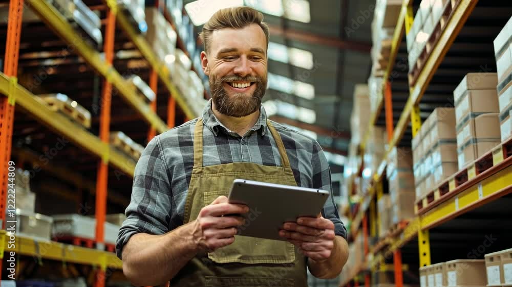 The Smiling Warehouse Worker The Smiling Warehouse Worker