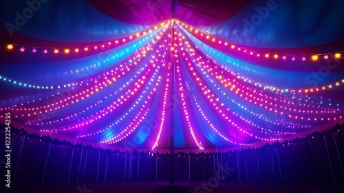 Enchanted Circus Tent: A Night of Wonder Under the Lights